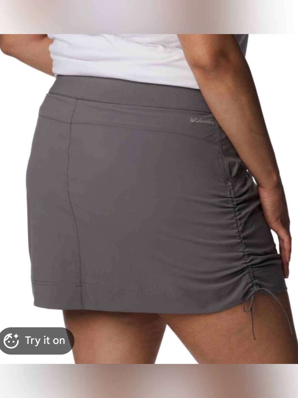 Columbia Women’s Omni-Shade Gray Hiking Skort Size XL Outdoor Travel - Picture 2 of 6